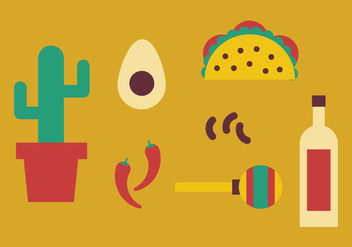 Elements from Mexico - Free vector #397703