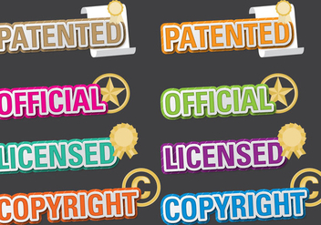 Patented Titles - vector gratuit #398013 