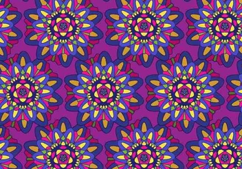 Free Vector Colorful Mandala Pattern - Kostenloses vector #398483