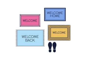 Free Welcome Mat Vector - Free vector #398803