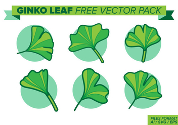 Ginko Leaf Free Vector Pack - vector #398833 gratis