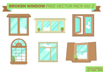 Broken Window Free Vector Pack Vol. 2 - Free vector #398973
