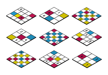 Free Sudoku Games Icons - vector #399953 gratis