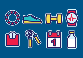 Exercise Vector Element Pack - Free vector #401933