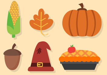 Free Thanksgiving Elements Vector - Free vector #402893