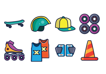 Free Skate Icon Pack - vector gratuit #402963 