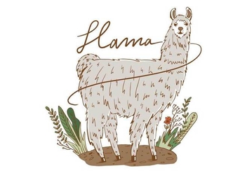 Free Llama Background - Kostenloses vector #403583