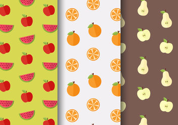 Free Fruit Pattern Vector - Free vector #404143