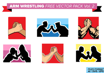 Arm Wrestling Free Vector Pack Vol. 2 - бесплатный vector #404373
