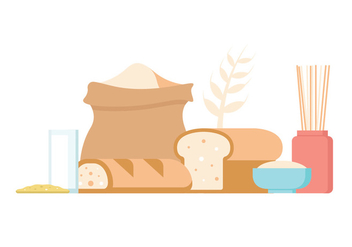 Oats Food Vector Icons - Free vector #404443