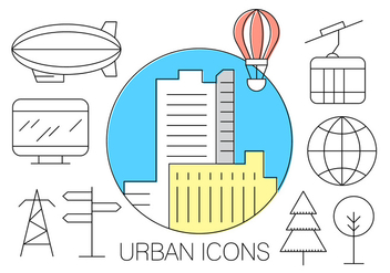 Free Urban Icons - бесплатный vector #404633