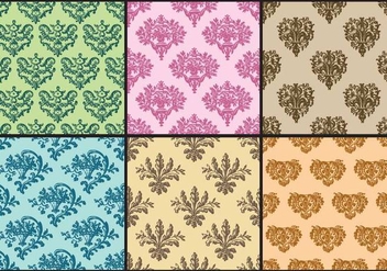 Doutone Toile Patterns - Free vector #405003