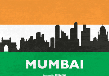 Free Skyline Mumbai Vector Silhouette - vector gratuit #405733 