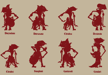 Javanese Puppet Culture - Free vector #405863