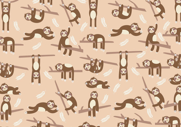 Sloth Cute Vector - vector gratuit #406263 