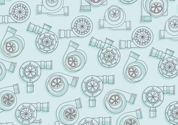 Turbocharger Pattern Vector - Free vector #406953