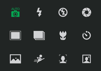 Camara Tools Icon Set - vector gratuit #407013 
