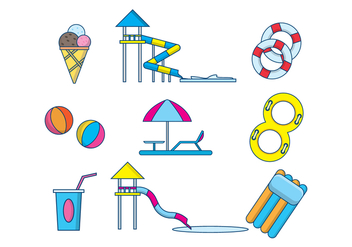 Free Water Park Vector - Free vector #407793