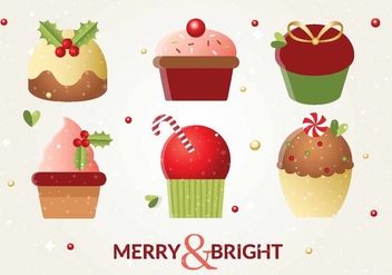 Free Vector Christmas Cakes - Free vector #408503