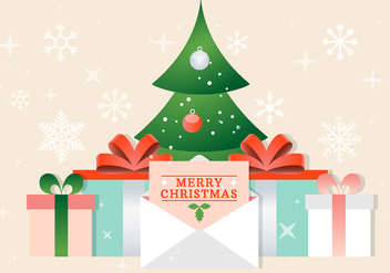 Free Vector Christmas Background - vector gratuit #409473 