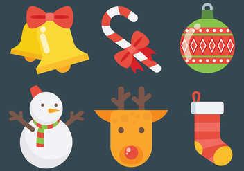 Free Christmas Icons Vector - Free vector #410773