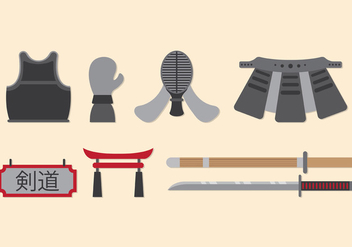 Set Of Kendo Icons - Free vector #411583