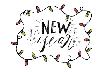 Free New Year Background - vector #412053 gratis