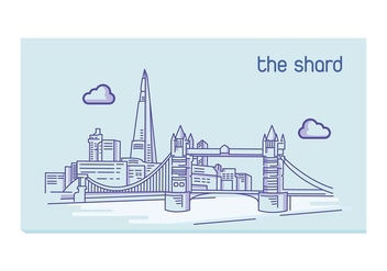 The Shard lineart - Free vector #415173