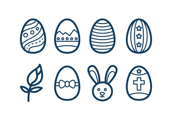 Free Easter Icons - vector #415803 gratis