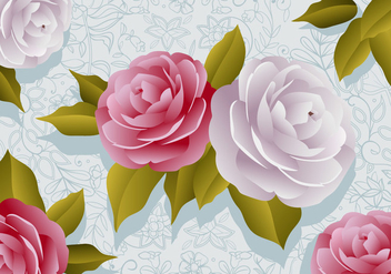 Camellia Flowers - vector #416343 gratis