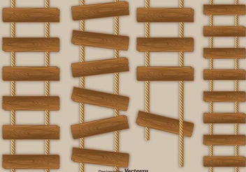 Rope Ladder Vector Icons - vector #416873 gratis