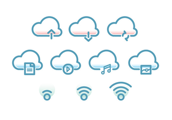 Tecnologia Cloud Icon - бесплатный vector #416963