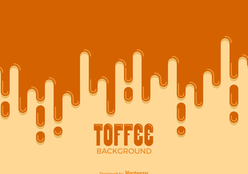 Free Dripping Toffee Vector Background - vector gratuit #418523 