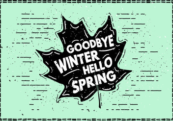 Free Hello Spring Background - vector gratuit #419043 