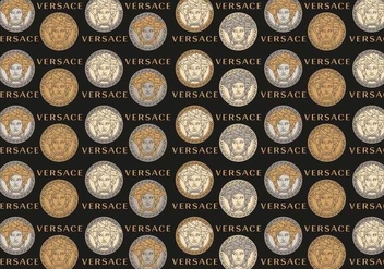 Versace Background Vector - vector #419463 gratis