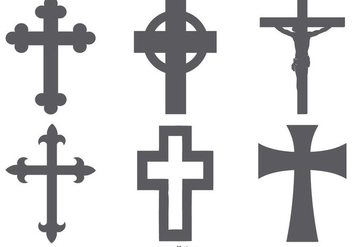 Cross Shapes Collection - vector gratuit #419703 