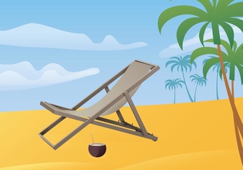 Free Illustration Of Deck Chair - Kostenloses vector #420083