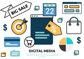Free Flat Sale Marketing Concept Vector - Free vector #420573