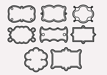 Cadre Frame Icons - Kostenloses vector #420803