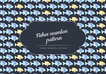 Vector Golden Fish Seamless Pattern - Kostenloses vector #423103