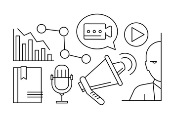 Free Linear Marketing Vector Icons - Free vector #423853