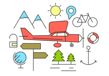 Free Travel Icons - Free vector #425423