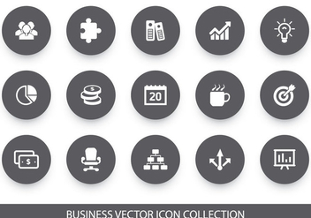 Business Vector Icon Collection - vector #425443 gratis