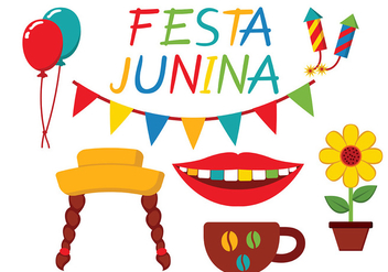 Festa Junina Icon Vector - бесплатный vector #427143