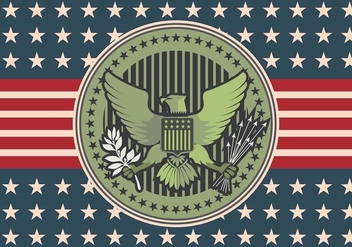 Eagle seal illustration logo vector - Kostenloses vector #427623