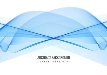 Free Vector Blue Wave background - Free vector #428063