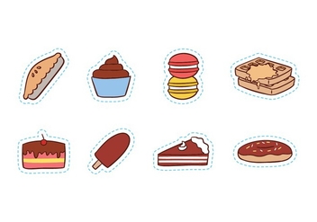 Free Sweet Food Icon Set - vector gratuit #428253 