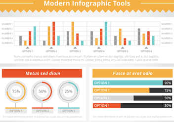 FreeI Infographic Tools Vector Elements - vector #428723 gratis