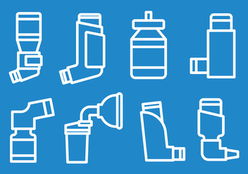 Free Asthma Icons Vector - Free vector #429113