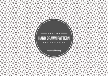 Cute Geometric Hand Drawn Style Pattern Background - vector gratuit #429903 
